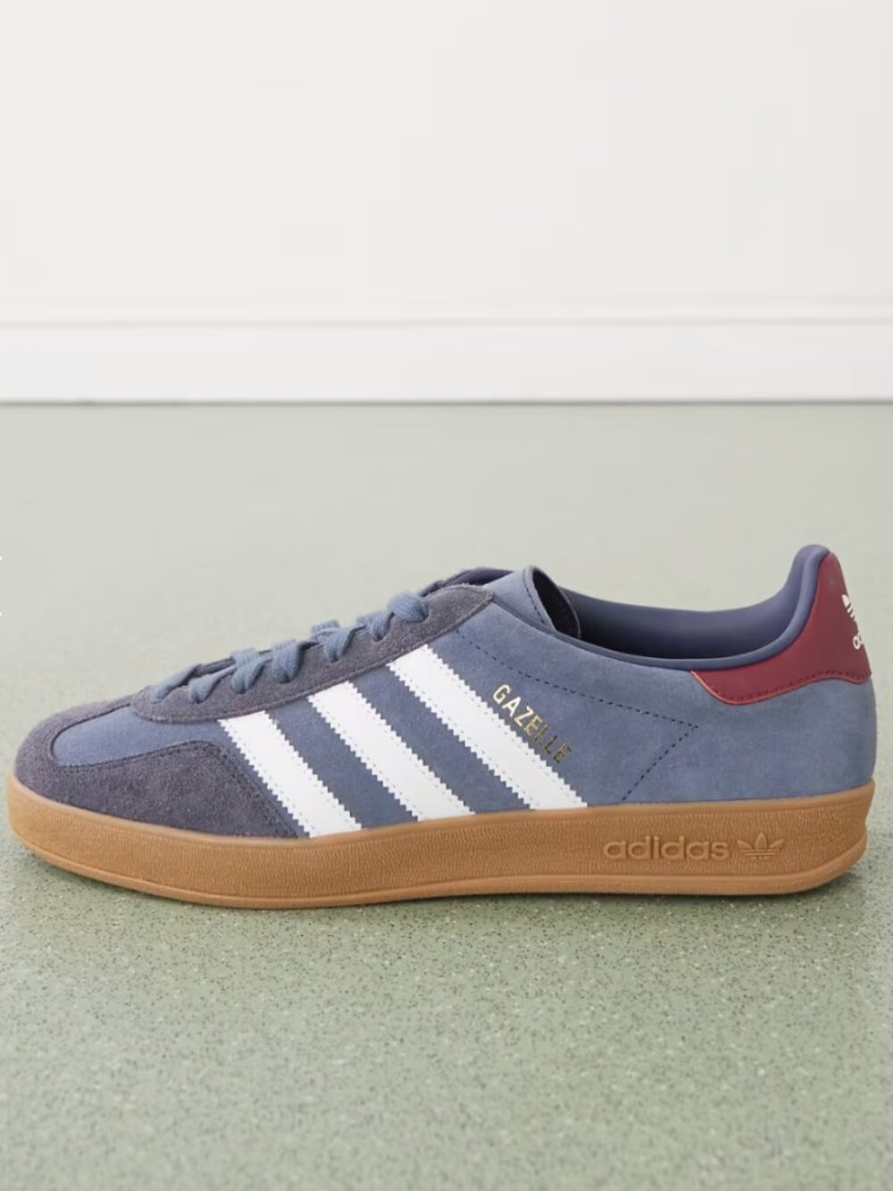 Adidas Originals Gazelle Indoor Sneakers, Navy, Womens 7 - Picture 2 of 11
